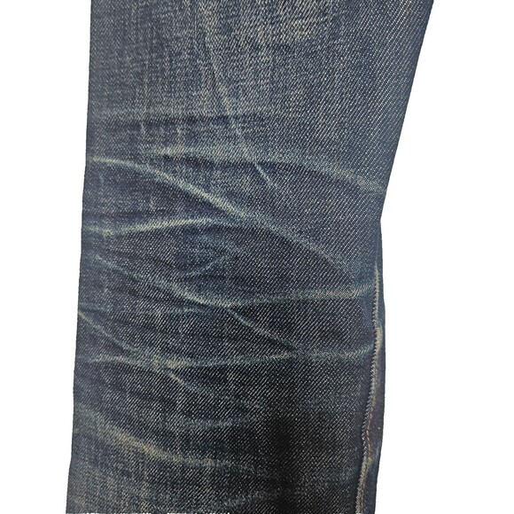 A.P.C. Petit Standard Jeans 27x33 Selvedge Japanese Distressed Straight Slim - Picture 8 of 12